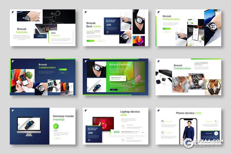 39页商业计划企业合作年总结汇报商务通用国外PPT模板 - 顶尖PPT