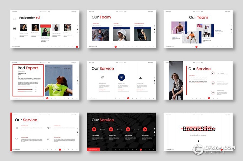 39页简约品牌展示营销策划商务国外PPT模板 - 顶尖PPT