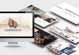 极简风婚纱摄影展示婚礼策划keynote模板 - 顶尖PPT