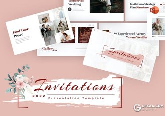 81页婚礼邀请婚礼活动策划主题国外PPT模板 - 顶尖PPT