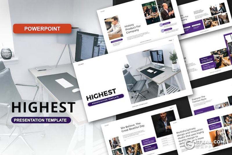 30页业务合作商业计划商务通用国外PPT模板 - 顶尖PPT