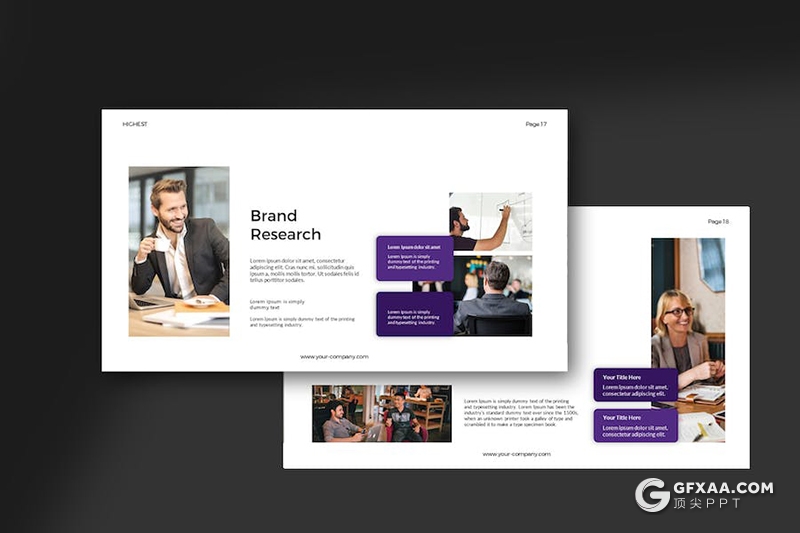 30页业务合作商业计划商务通用国外PPT模板 - 顶尖PPT