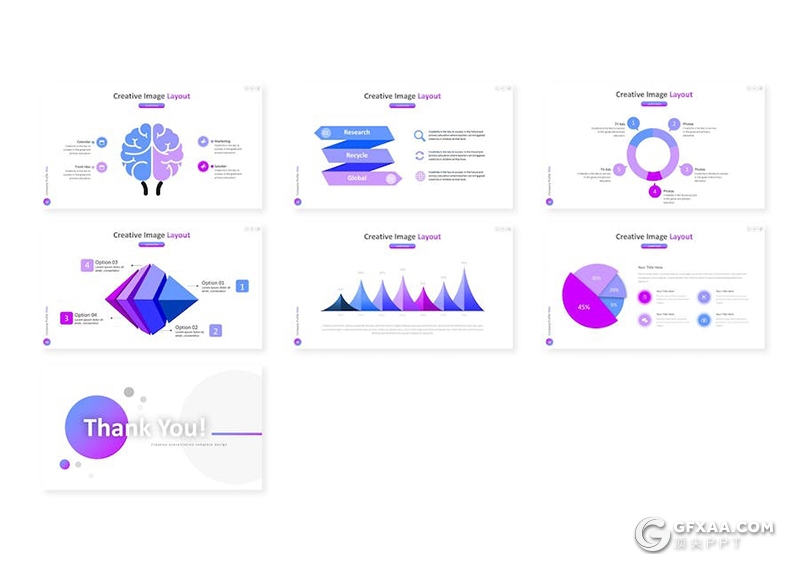 31页年计划总结汇报商务通用国外PPT模板5种配色 - 顶尖PPT