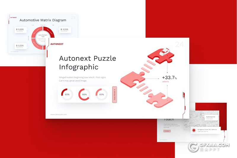 汽车宣传演示销售主题国外keynote模板 - 顶尖PPT