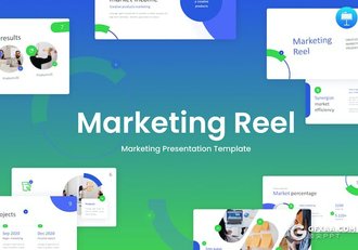 创意大气商业计划年总结汇报市场营销商务通用国外keynote模板 - 顶尖PPT