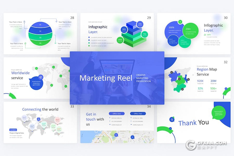 创意大气商业计划年总结汇报市场营销商务通用国外keynote模板 - 顶尖PPT