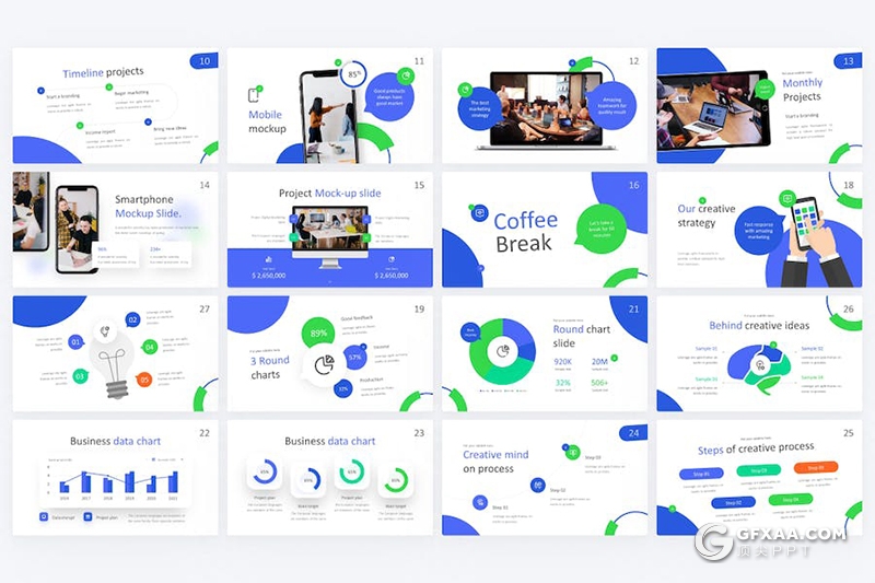 创意大气商业计划年总结汇报市场营销商务通用国外keynote模板 - 顶尖PPT