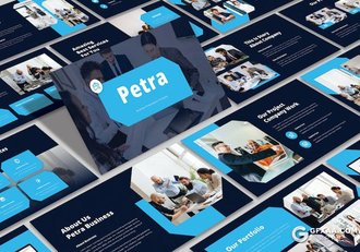 30页创意商业计划企业合作商务通用国外PPT模板 - 顶尖PPT