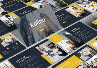 30页企业介绍业务合作年计划总结汇报商务通用国外PPT模板 - 顶尖PPT