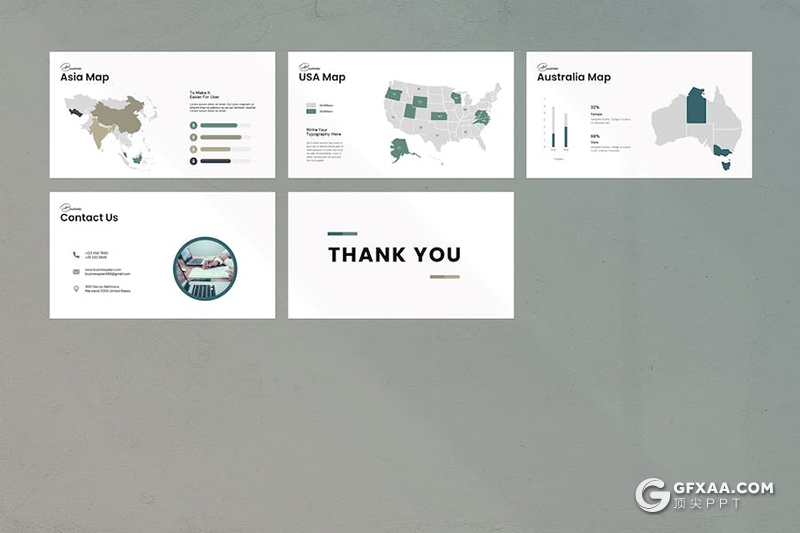 41页简约业务合作商业计划建议书商务通用国外PPT模板 - 顶尖PPT