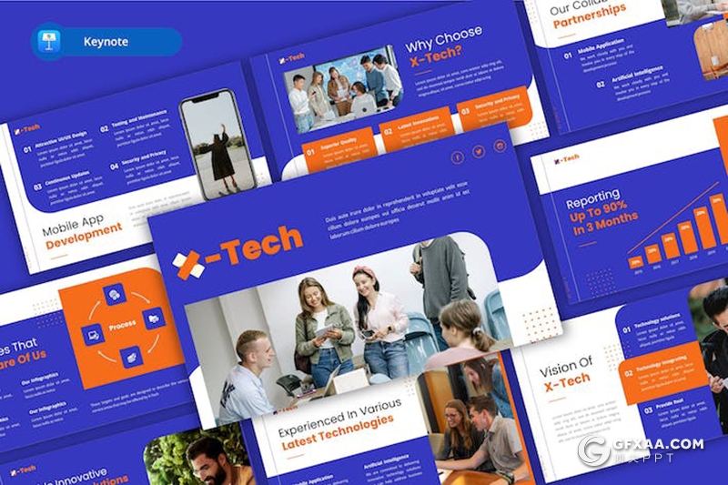 30页技术软件开发商业计划商务通用国外keynote模板 - 顶尖PPT