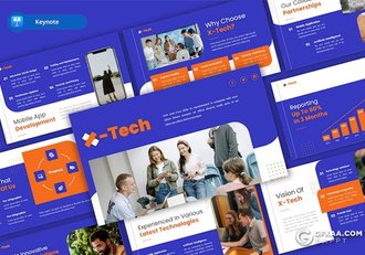 30页技术软件开发商业计划商务通用国外keynote模板 - 顶尖PPT