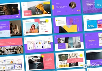 31页创意精美商业计划企业合作营销策划多用途国外keynote模板 - 顶尖PPT