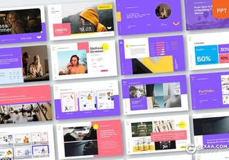 31页创意精美商业计划企业合作营销策划多用途国外PPT模板 - 顶尖PPT