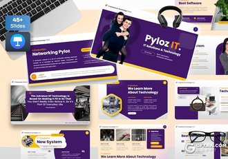 45页项目合作技术研发商业计划商务通用国外keynote模板 - 顶尖PPT