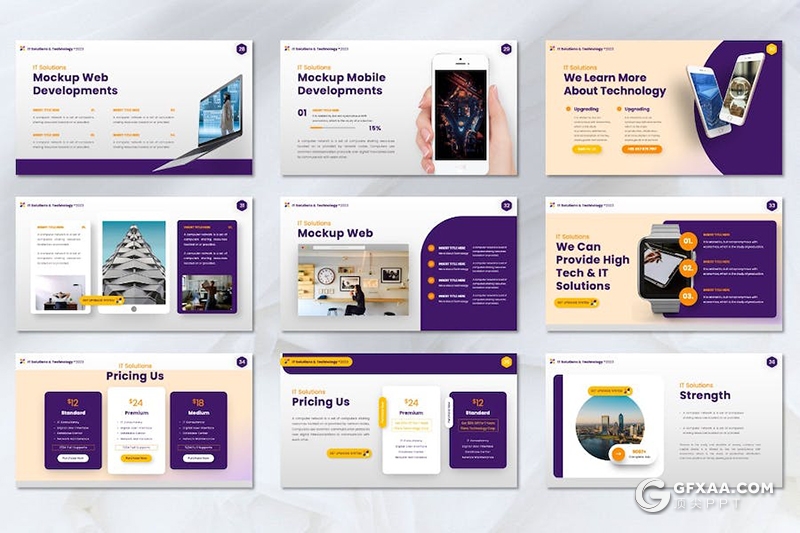 45页项目合作技术研发商业计划商务通用国外keynote模板 - 顶尖PPT