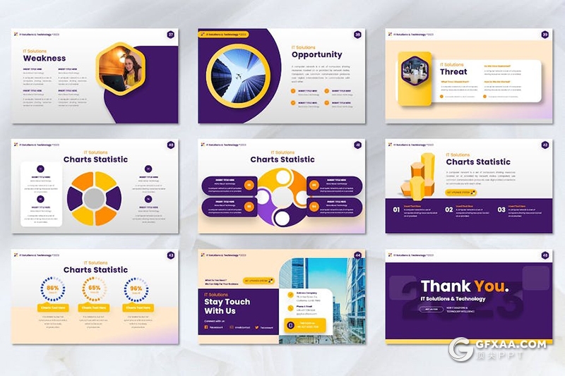 45页项目合作技术研发商业计划商务通用国外keynote模板 - 顶尖PPT