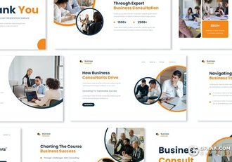 30页企业合作商业计划项目推广商务通用国外keynote模板 - 顶尖PPT