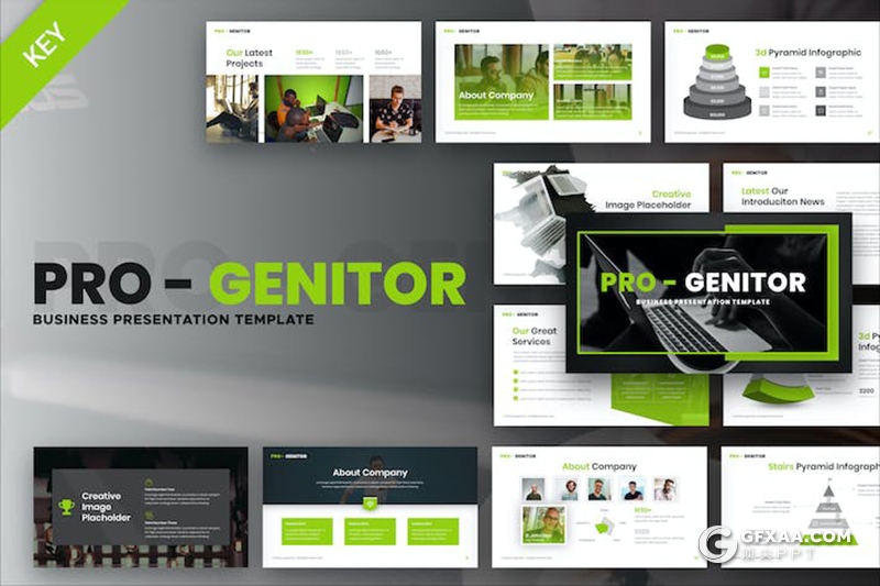 大气简约业务商业计划合作主题演讲国外keynote模板 - 顶尖PPT