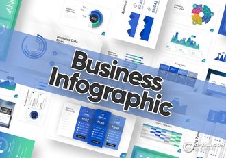 39页商业定价信息图图形图表PPT模板 - 顶尖PPT