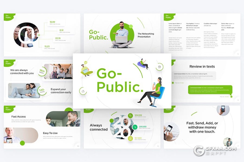 大气商业计划企业合作年计划总结汇报多用途国外keynote模板11种配色 - 顶尖PPT