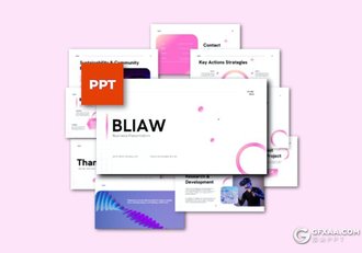 30页业务合作商业计划年度报告总结汇报国外PPT模板 - 顶尖PPT