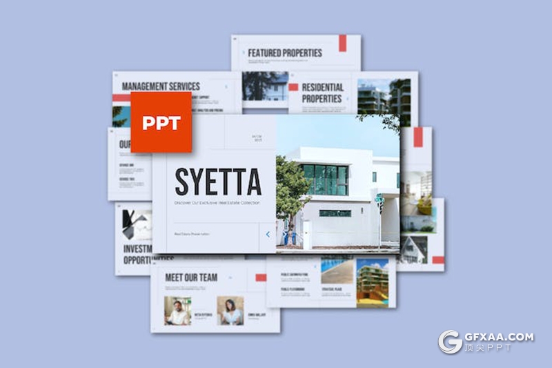30页房地产行业介绍宣传营销国外PPT模板 - 顶尖PPT