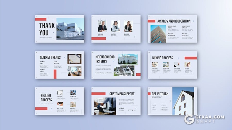 30页房地产行业介绍宣传营销国外PPT模板 - 顶尖PPT