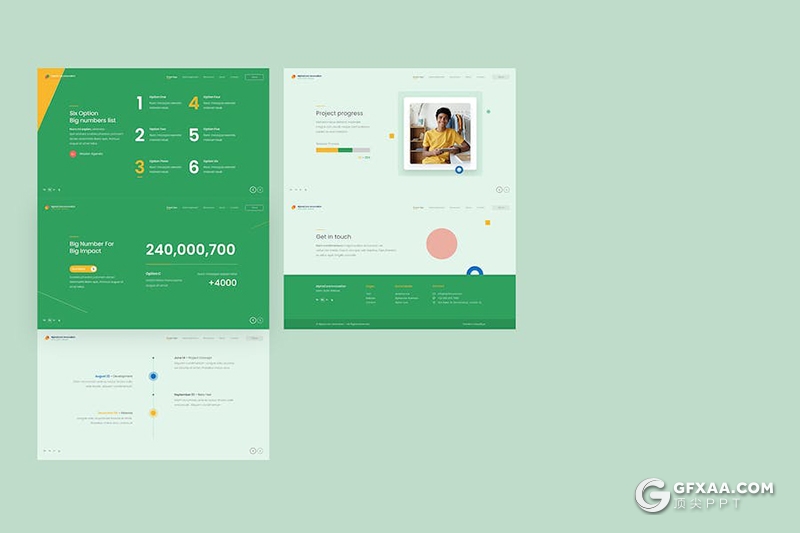 大气商业计划商务数据展示多用途国外keynote模板 - 顶尖PPT