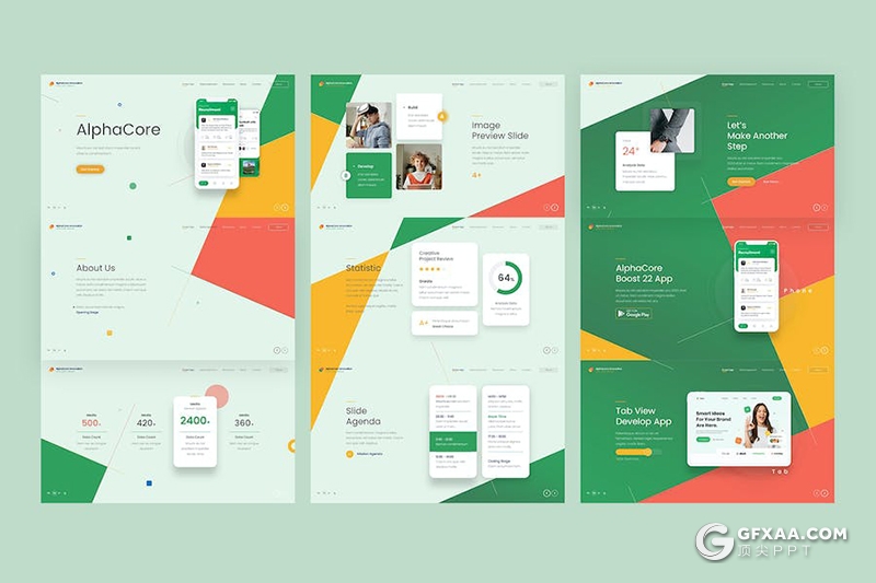 大气商业计划商务数据展示多用途国外keynote模板 - 顶尖PPT