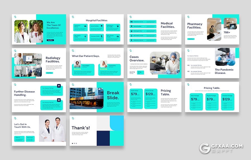 医疗团队介绍医学研究主题国外keynote模板 - 顶尖PPT