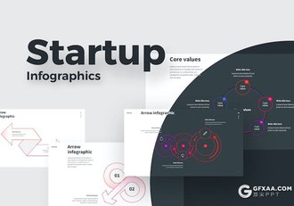 70页创业信息图表PPT模板 - 顶尖PPT