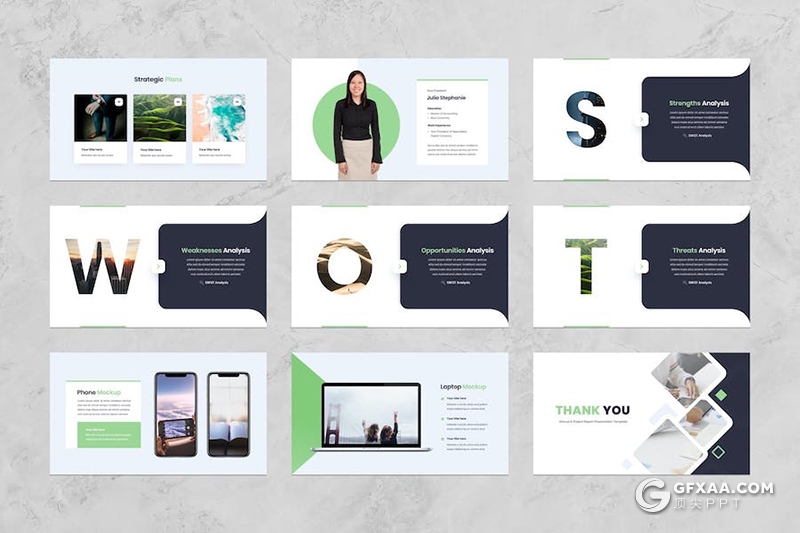 企业介绍商业计划项目合作商务通用国外keynote模板 - 顶尖PPT