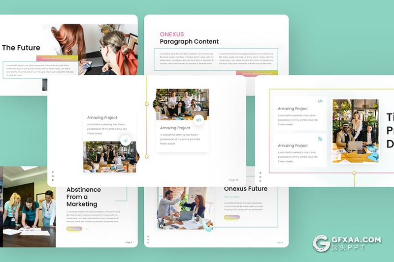 25页市场营销商业计划企业合作多用途国外PPT模板 - 顶尖PPT