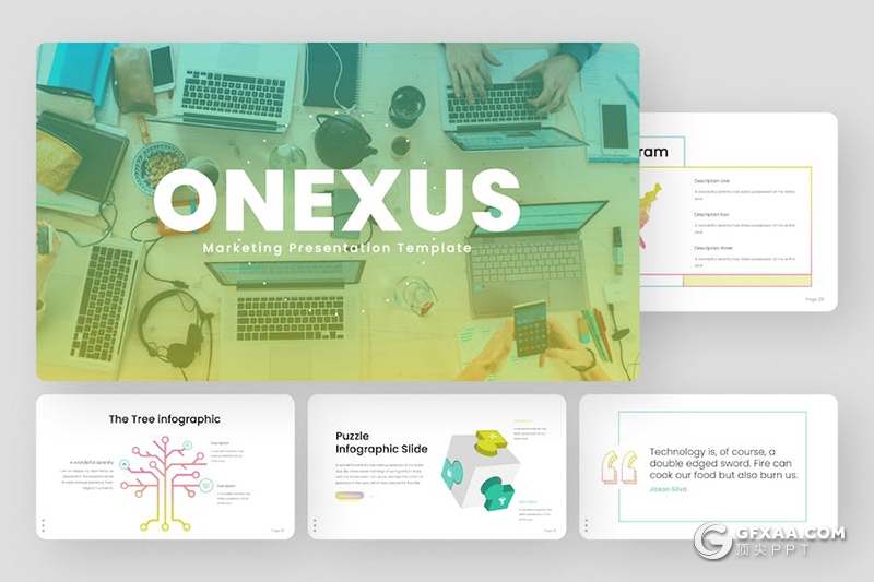 25页市场营销商业计划企业合作多用途国外PPT模板 - 顶尖PPT