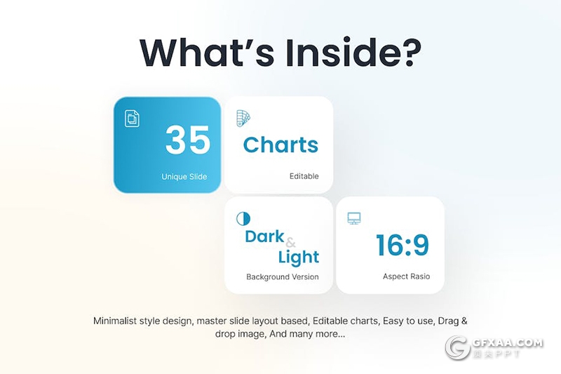 35页商业数据分析点线图折线图KPI仪表板信息图表PPT模板 - 顶尖PPT