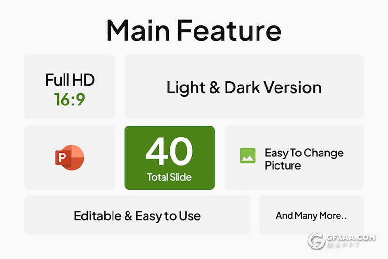 40页绿色环保爱护地球可持续性环境主题国外PPT模板 - 顶尖PPT