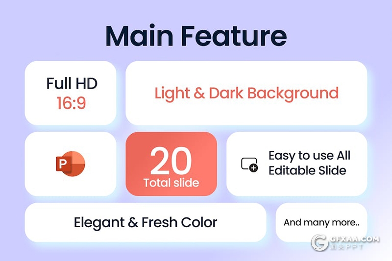 20页商业数据分析点线图折线图KPI仪表板信息图表PPT模板 - 顶尖PPT
