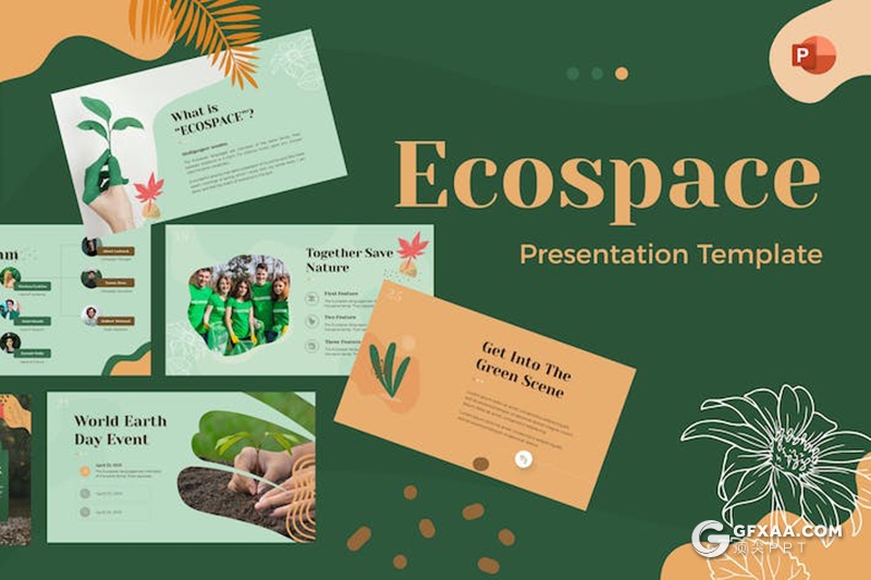 90页自然生态空间介绍宣传农作物种植培育论文国外PPT模板 - 顶尖PPT