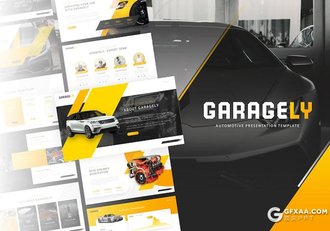 65页汽车新品发布会汽车发动机零配件介绍展示PPT模板11种配色 - 顶尖PPT