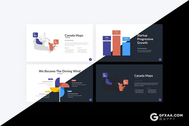 35页简约精美商业计划企业合作会议总结多用途国外PPT模板 - 顶尖PPT