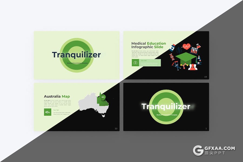 35页医学医疗行业麻醉剂镇静剂治疗研究国外PPT模板 - 顶尖PPT