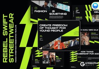 40页欧美范品牌宣传营销时尚主题国外keynote模板 - 顶尖PPT