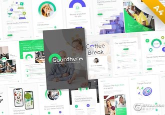 110页大气企业合作商业计划年总结汇报多用途国外PPT模板A4尺寸11种配色 - 顶尖PPT