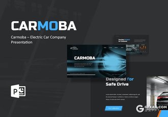 31页电动汽车公司发展项目介绍新能源汽车主题国外PPT模板 - 顶尖PPT