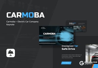 31页电动汽车公司介绍展示新能源汽车主题国外keynote模板 - 顶尖PPT