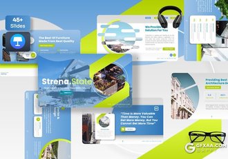 45页房地产行业数据分析酒店度假村介绍展示国外keynote模板 - 顶尖PPT