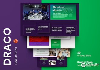 39页商务商业风工作计划总结国外PPT模板 - 顶尖PPT