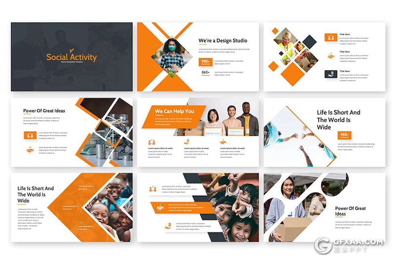 30页创意大气企业公司团建社交活动策划多用途国外PPT模板 - 顶尖PPT