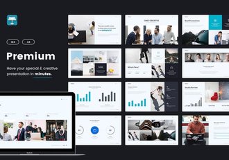 高端商务企业团队介绍通用keynote模板 - 顶尖PPT